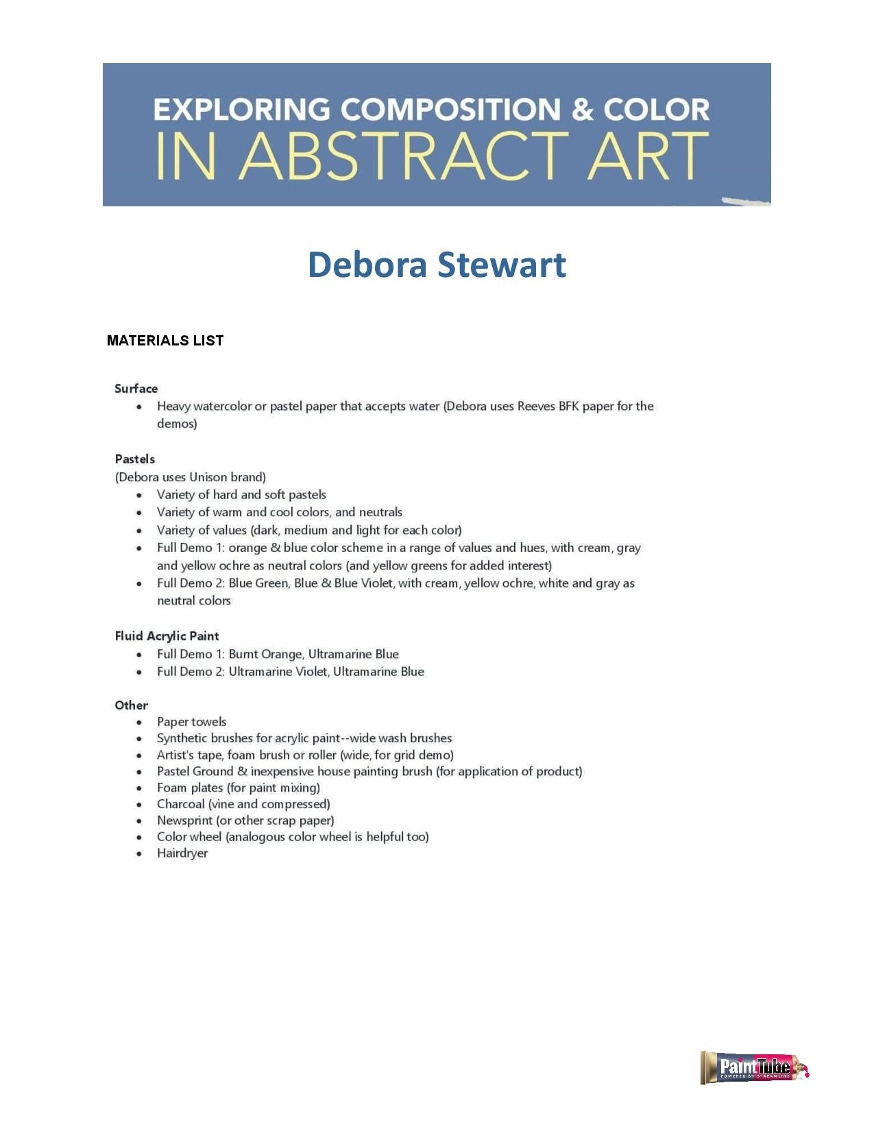 Debora Stewart: Exploring Composition & Color in Abstract Art