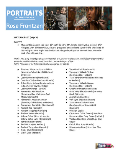 Rose Frantzen: Portraits in Conversation