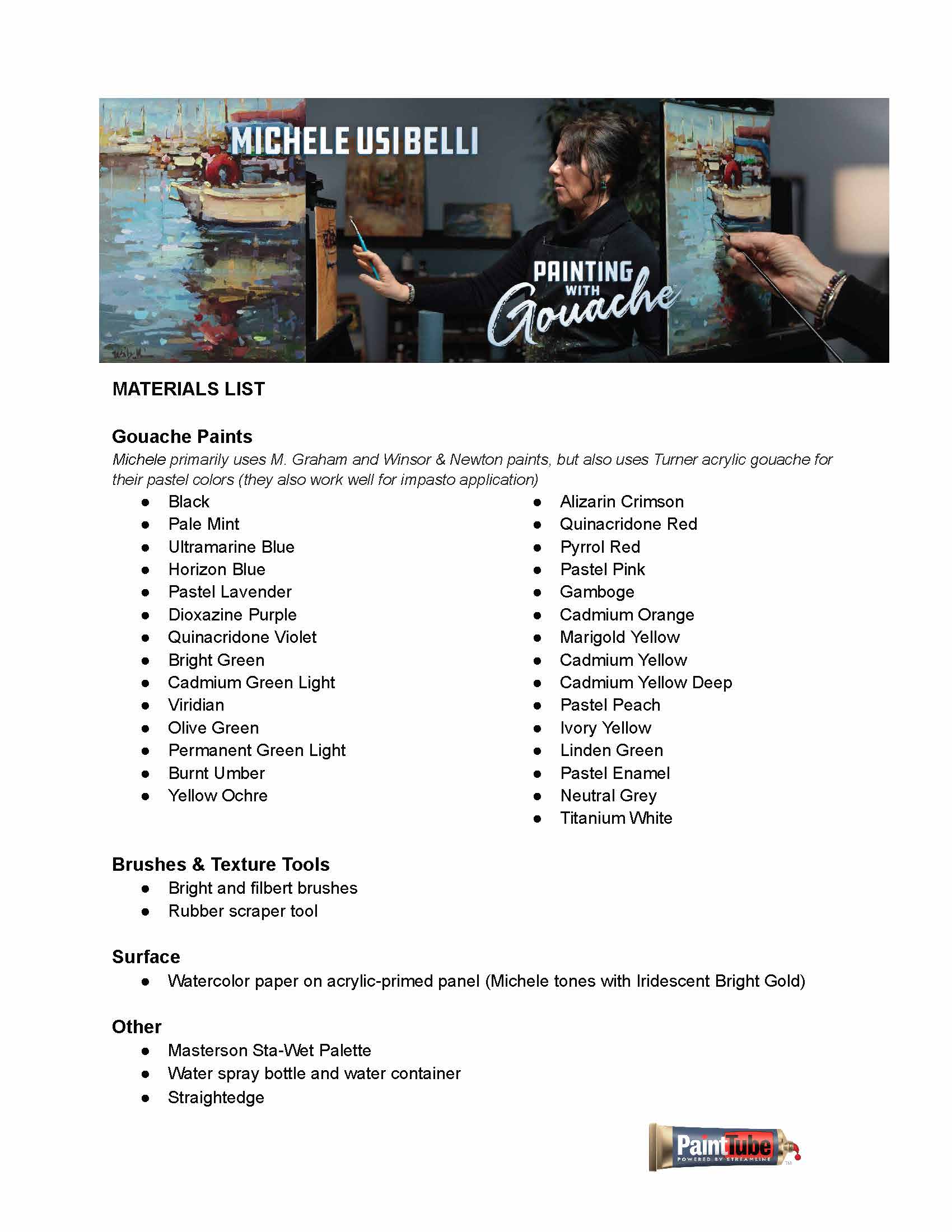 Michele Usibelli: Painting with Gouache