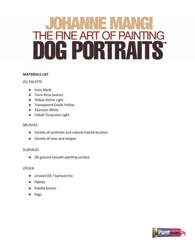 Johanne Mangi: The Fine Art of Painting Dog Portraits