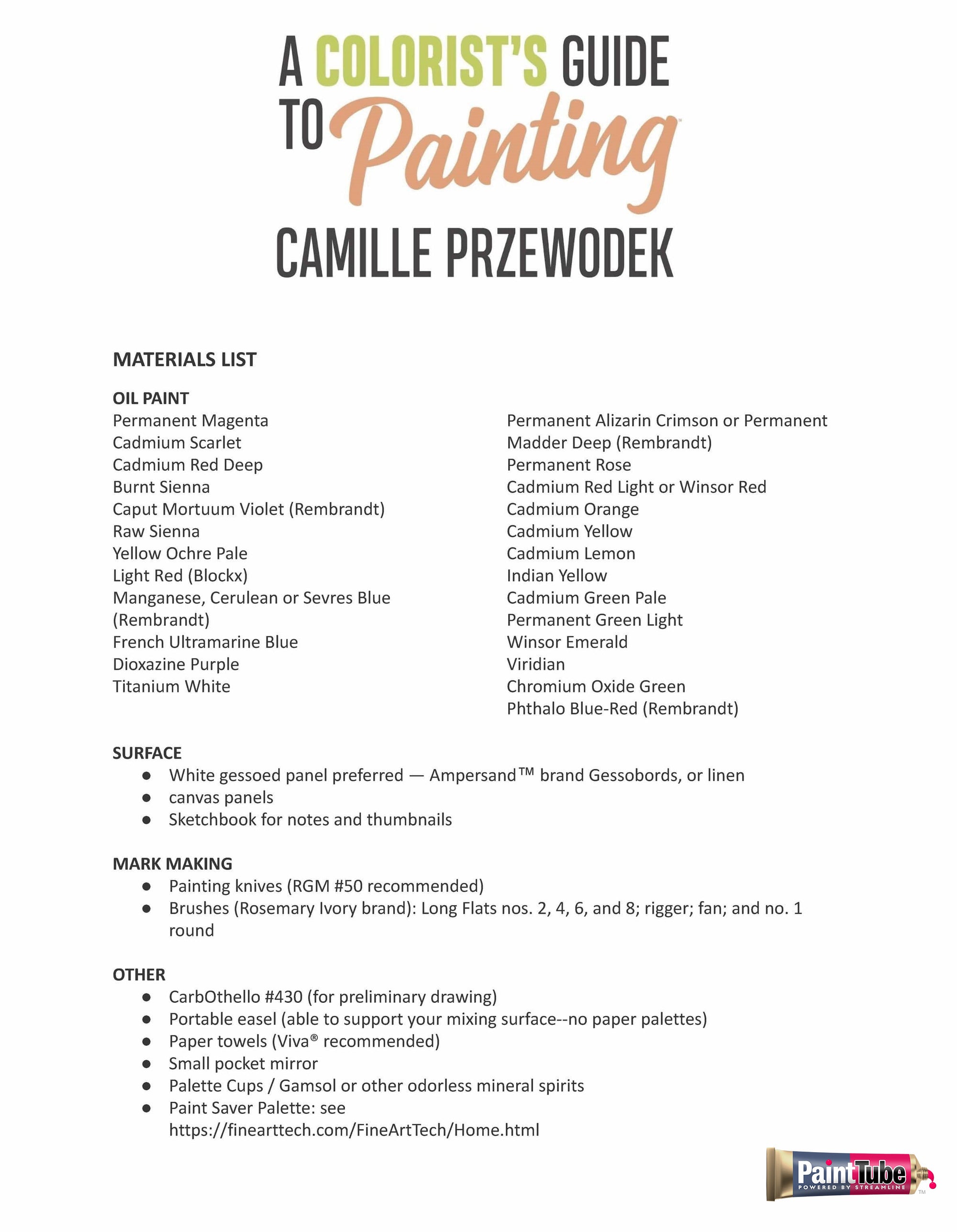 Camille Przewodek: A Colorist's Guide to Painting