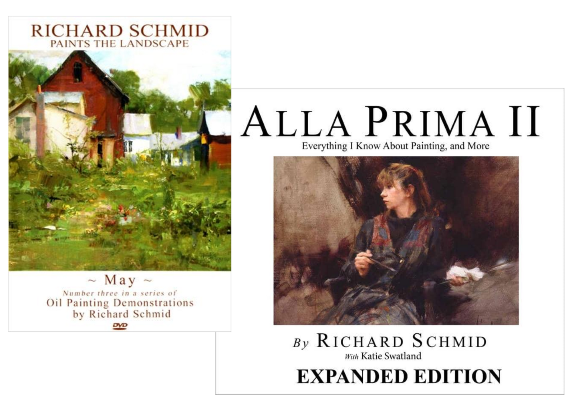 Richard Schmid: May DVD/Alla Prima II (Expanded Edition) Book Bundle