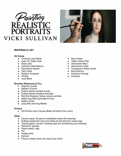 Vicki Sullivan: Painting Realistic Portraits