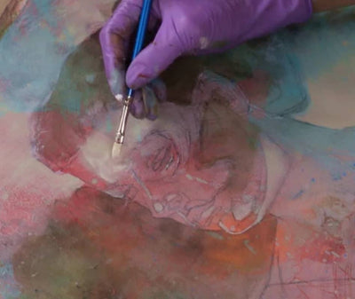 Jean Pederson: Acrylic Painting - Mixed Media Portraits