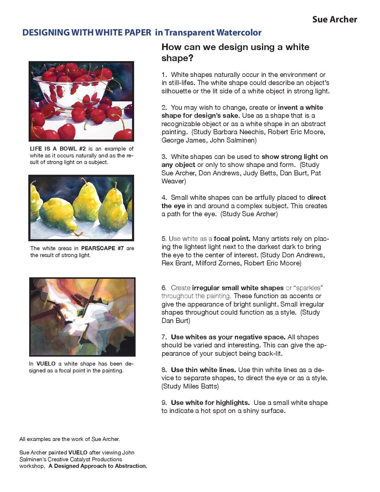 Sue Archer: Commanding Color