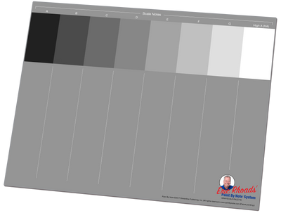 Paint By Note Sturdy Acrylic Palette Set (Grey Scale and Color Palette)